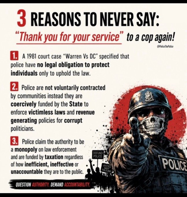 Original supplied artwork: an American court ruling that police had no constitutional duty to protect a specific individual.